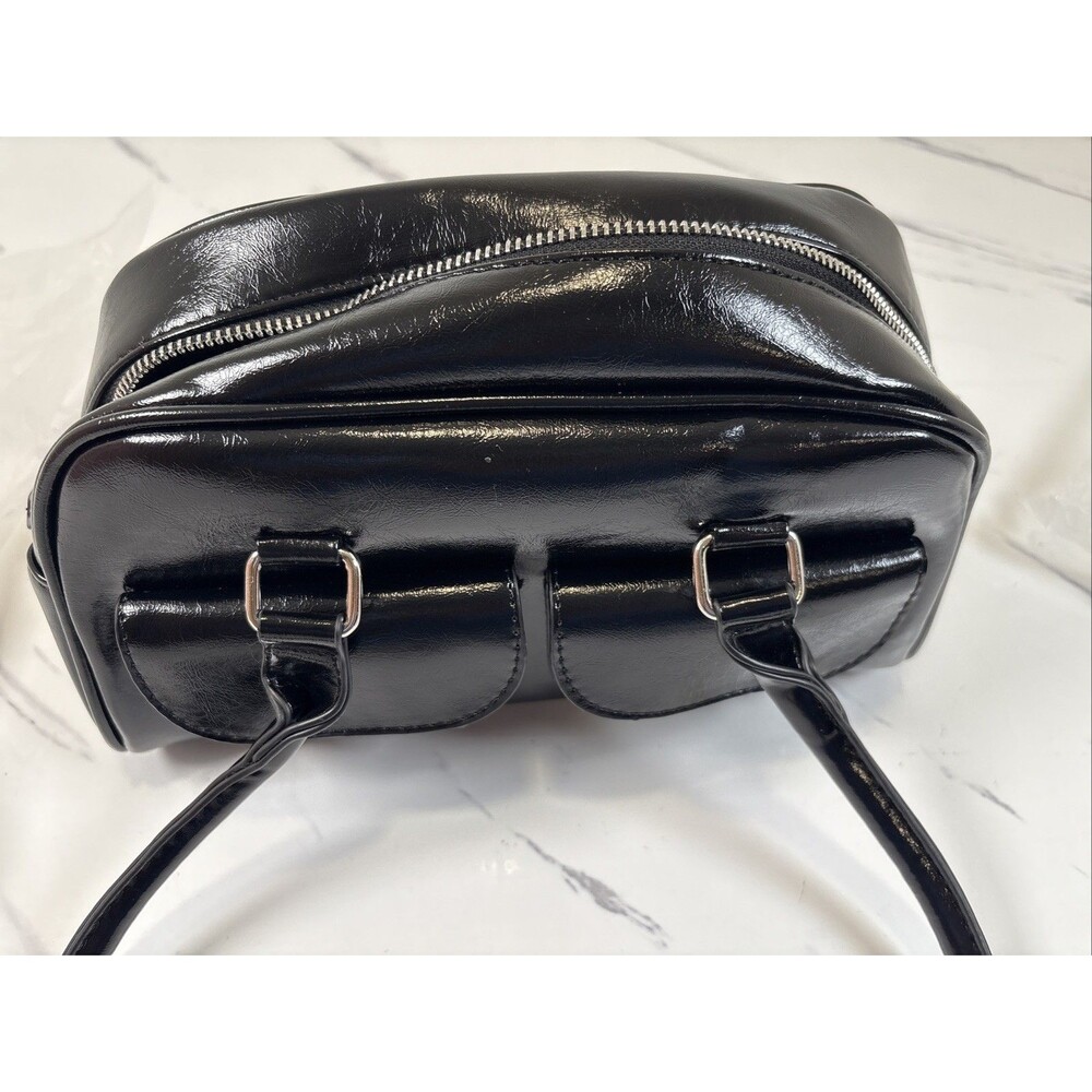 ROMWE Purse Hand Bag Black Medium Size